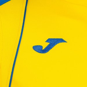 JOMA CHAMPIONSHIP VII LONG SLEEVE T-SHIRT YELLOW-ROYAL BLUE