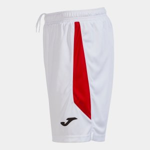 JOMA GLASGOW SHORT WHITE RED