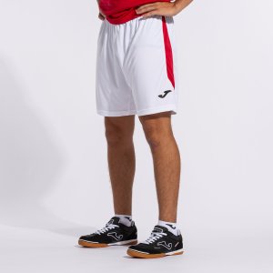 JOMA GLASGOW SHORT WHITE RED