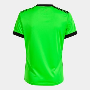 JOMA ECO SUPERNOVA SHORT SLEEVE T-SHIRT FLUOR GREEN BLACK