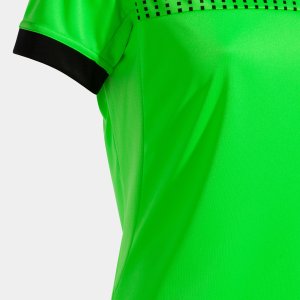 JOMA ECO SUPERNOVA SHORT SLEEVE T-SHIRT FLUOR GREEN BLACK