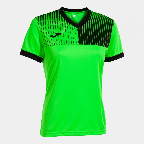 JOMA ECO SUPERNOVA SHORT SLEEVE T-SHIRT FLUOR GREEN BLACK