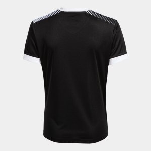 JOMA ECO SUPERNOVA SHORT SLEEVE T-SHIRT BLACK WHITE
