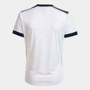 JOMA ECO SUPERNOVA SHORT SLEEVE T-SHIRT WHITE NAVY