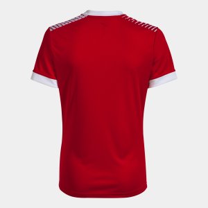 JOMA ECO SUPERNOVA SHORT SLEEVE T-SHIRT RED WHITE