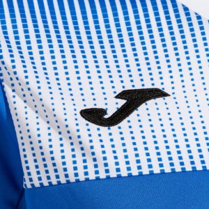 JOMA ECO SUPERNOVA SHORT SLEEVE T-SHIRT ROYAL WHITE