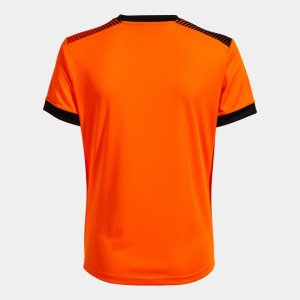 JOMA ECO SUPERNOVA SHORT SLEEVE T-SHIRT ORANGE BLACK