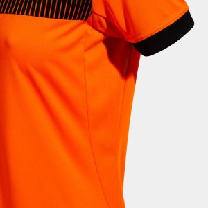 JOMA ECO SUPERNOVA SHORT SLEEVE T-SHIRT ORANGE BLACK