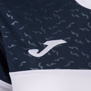 JOMA CREW V WOMEN'S SHORT SLEEVE T-SHIRT WHITE RED NAVY