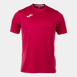 JOMA COMBI SHORT SLEEVE T-SHIRT MAROON