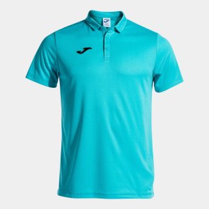 JOMA HOBBY SHORT SLEEVE POLO FLUOR TURQUOISE