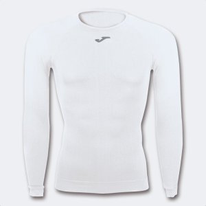JOMA BRAMA CLASSIC SEAMLESS T-SHIRT WHITE L/S