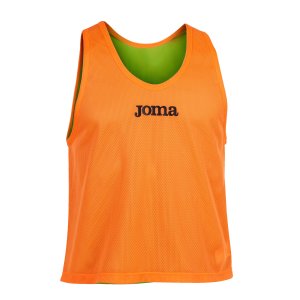 JOMA REVERSIBLE TRAINING BIB F.ORANGE-F.GREEN 10 PCS
