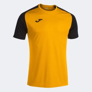 JOMA ACADEMY IV SHORT SLEEVE T-SHIRT AMBER BLACK