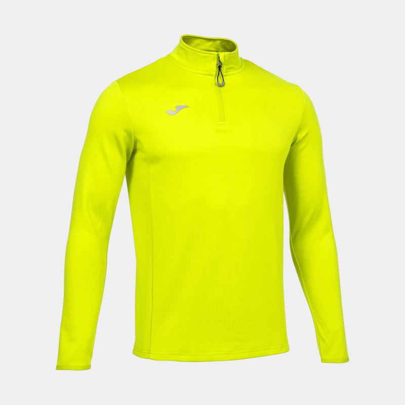 JOMA RUNNING NIGHT SWEATSHIRT FLUOR YELLOW