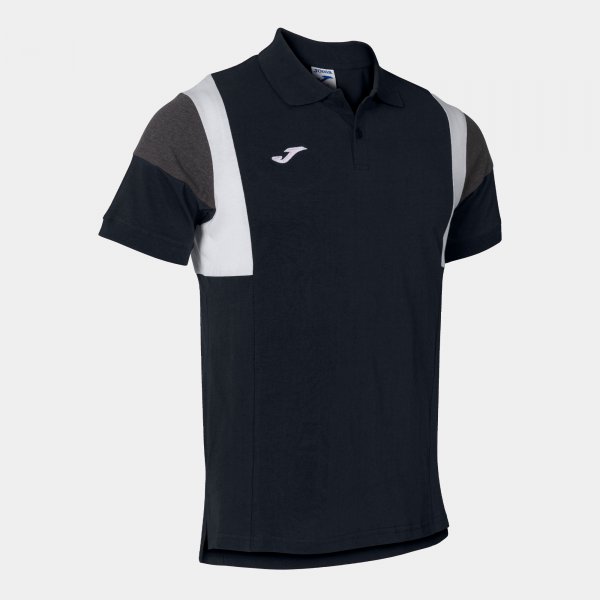 JOMA CONFORT III SHORT SLEEVE POLO BLACK