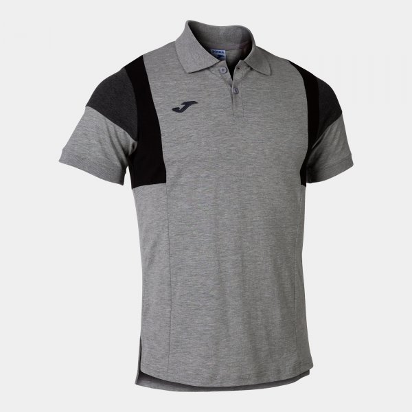 JOMA CONFORT III SHORT SLEEVE POLO MELANGE GREY