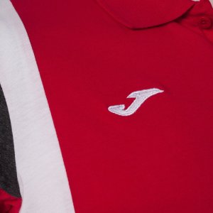 JOMA CONFORT III SHORT SLEEVE POLO RED