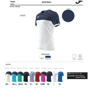 JOMA MONTREAL SHORT SLEEVE T-SHIRT BLACK