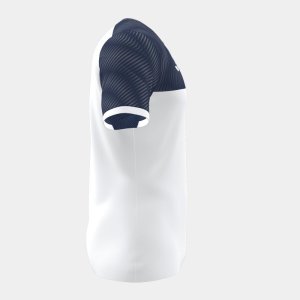 JOMA MONTREAL SHORT SLEEVE T-SHIRT WHITE NAVY