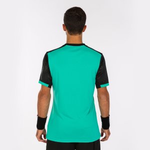 JOMA MONTREAL SHORT SLEEVE T-SHIRT GREEN BLACK