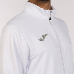 JOMA MONTREAL FULL ZIP SWEATSHIRT WHITE