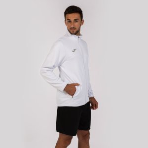 JOMA MONTREAL FULL ZIP SWEATSHIRT WHITE