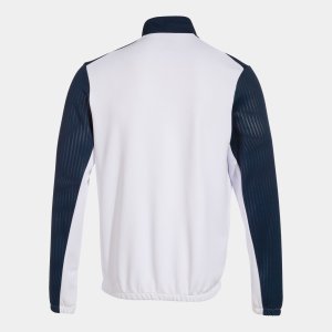 JOMA MONTREAL FULL ZIP SWEATSHIRT WHITE NAVY