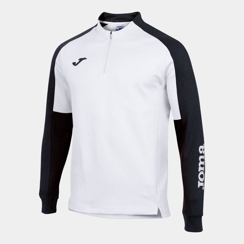 JOMA ECO CHAMPIONSHIP SWEATSHIRT WHITE BLACK