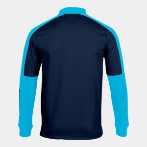 JOMA ECO CHAMPIONSHIP SWEATSHIRT NAVY FLUOR TURQUOISE