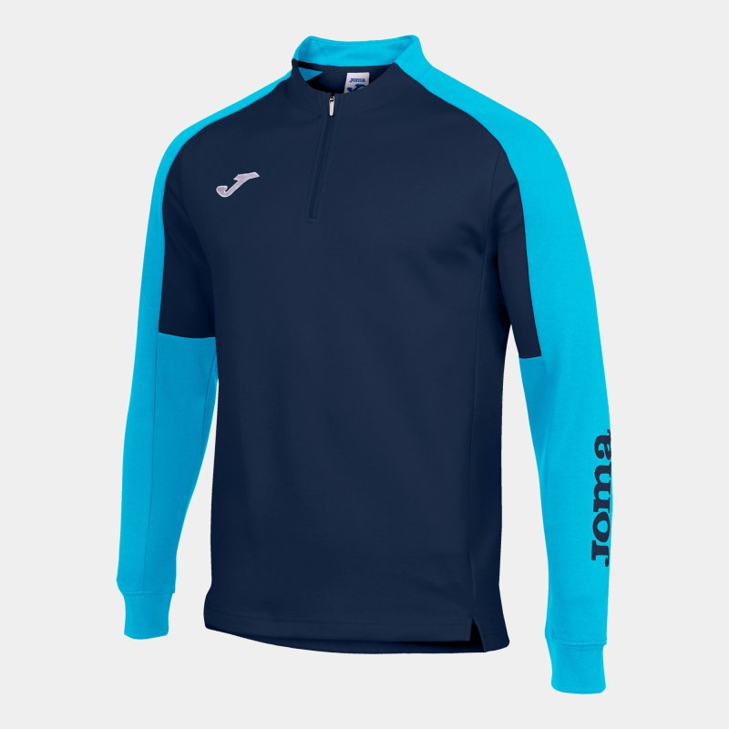 JOMA ECO CHAMPIONSHIP SWEATSHIRT NAVY FLUOR TURQUOISE