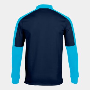 JOMA ECO CHAMPIONSHIP SWEATSHIRT NAVY FLUOR TURQUOISE