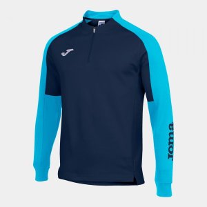 JOMA ECO CHAMPIONSHIP SWEATSHIRT NAVY FLUOR TURQUOISE
