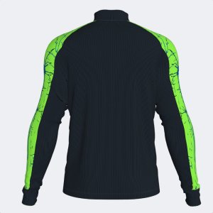 JOMA ELITE IX SWEATSHIRT BLACK FLUOR GREEN