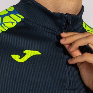 JOMA ELITE IX SWEATSHIRT NAVY FLUOR YELLOW