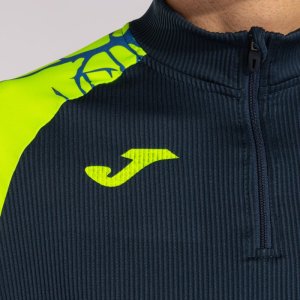 JOMA ELITE IX SWEATSHIRT NAVY FLUOR YELLOW