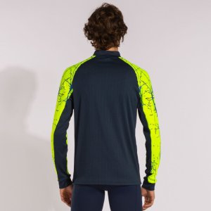 JOMA ELITE IX SWEATSHIRT NAVY FLUOR YELLOW