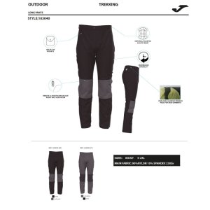 JOMA EXPLORER LONG PANTS BLACK