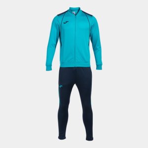 JOMA CHAMPIONSHIP VII TRACKSUIT FLUOR TURQUOISE-NAVY