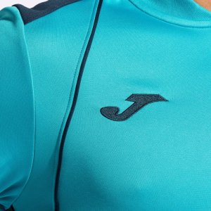 JOMA CHAMPIONSHIP VII TRACKSUIT FLUOR TURQUOISE-NAVY