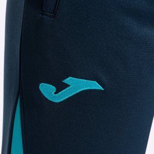 JOMA CHAMPIONSHIP VII TRACKSUIT FLUOR TURQUOISE-NAVY