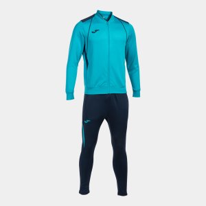 JOMA CHAMPIONSHIP VII TRACKSUIT FLUOR TURQUOISE-NAVY