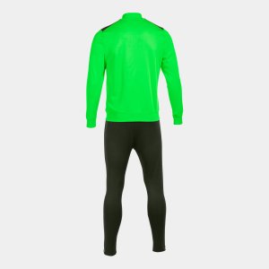 JOMA CHAMPIONSHIP VII TRACKSUIT FLUOR GREEN BLACK