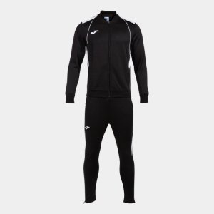 JOMA CHAMPIONSHIP VII TRACKSUIT BLACK WHITE