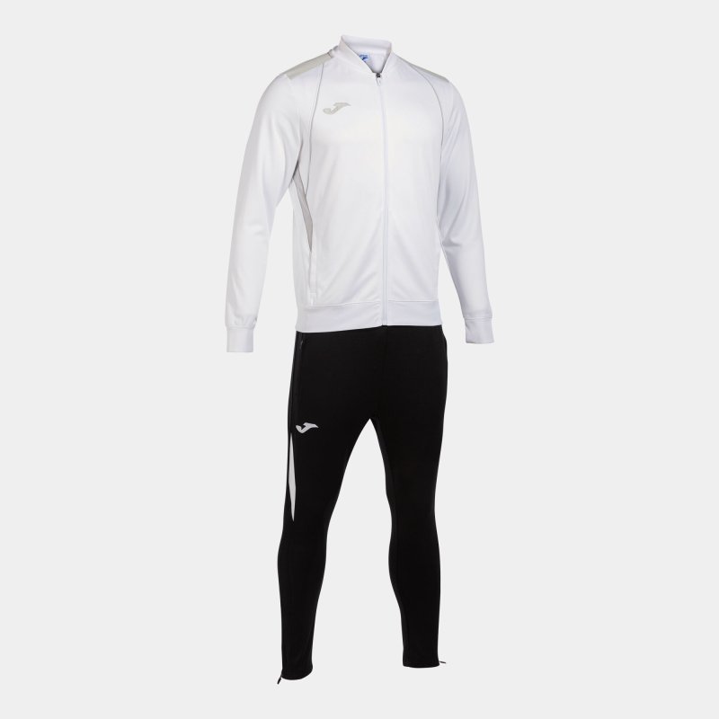 JOMA CHAMPIONSHIP VII TRACKSUIT WHITE GREY BLACK