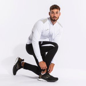 JOMA CHAMPIONSHIP VII TRACKSUIT WHITE GREY BLACK
