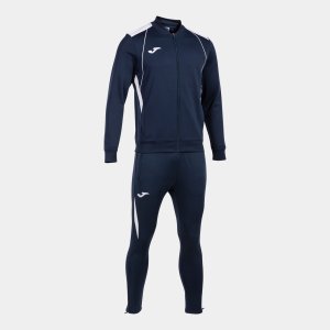 JOMA CHAMPIONSHIP VII TRACKSUIT NAVY WHITE