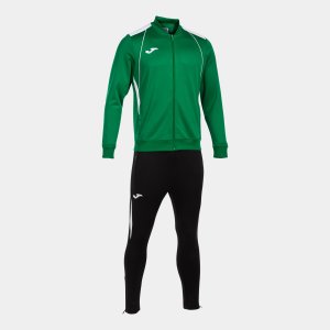 JOMA CHAMPIONSHIP VII TRACKSUIT GREEN WHITE BLACK
