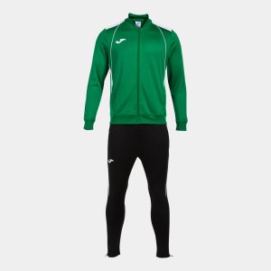 JOMA CHAMPIONSHIP VII TRACKSUIT GREEN WHITE BLACK