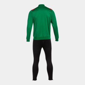 JOMA CHAMPIONSHIP VII TRACKSUIT GREEN RED BLACK